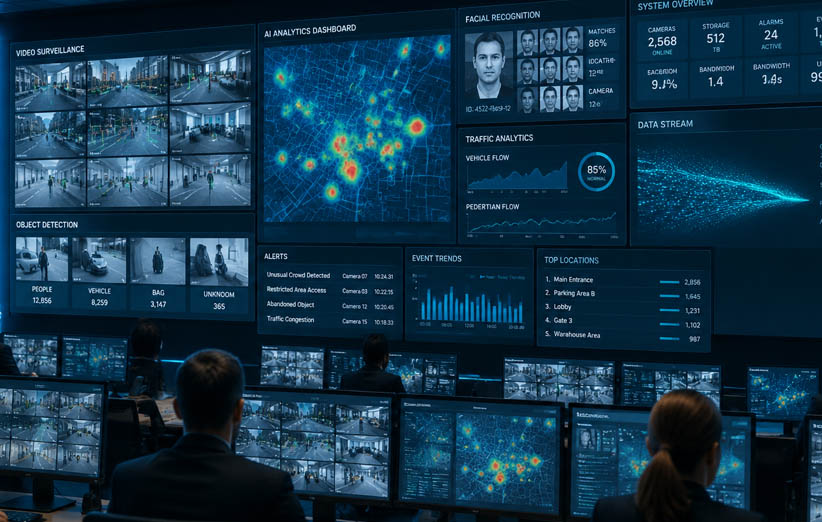 تحلیل Big Data در سیستم‌های نظارت تصویری سازمانی